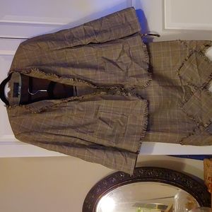Brown Skirt Suit